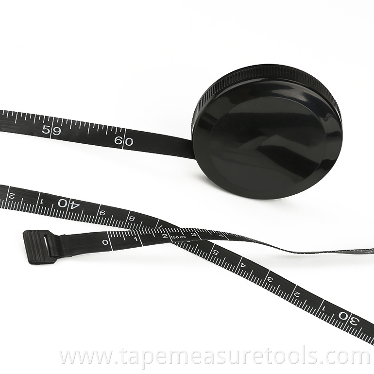 Wholesale Custom 1.5m 60inch sewing soft measuring tape waist measuring tape mini round tape measure
